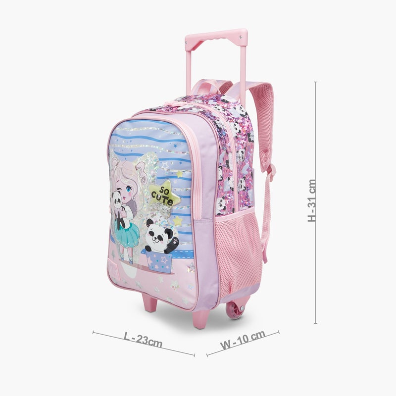 sami_studio 3-Piece School Trolley Bag Set for Girls - Image 3